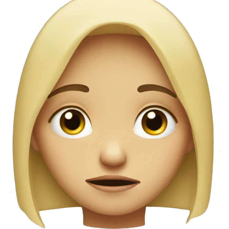 sad crying girl  emoji