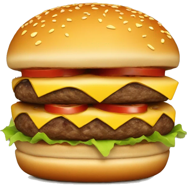 Burger with 4 legs emoji