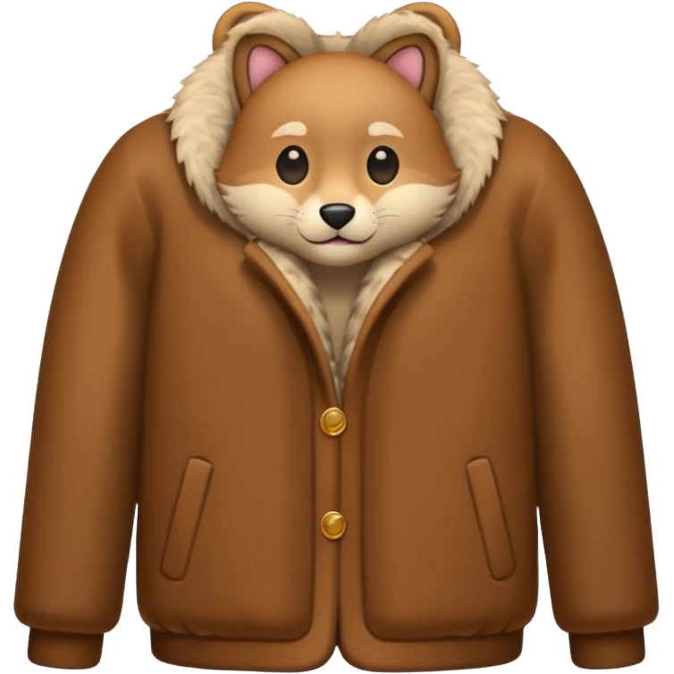 furry coat emoji