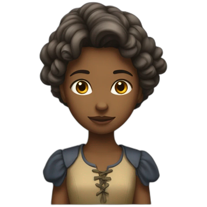 une fille menacante  emoji