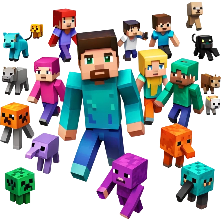 Minecraft mob emoji