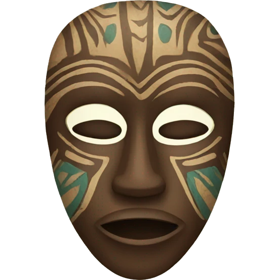 African tribal mask emoji