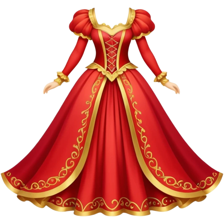 Fairy Tale Costume including red and other colors emoji
