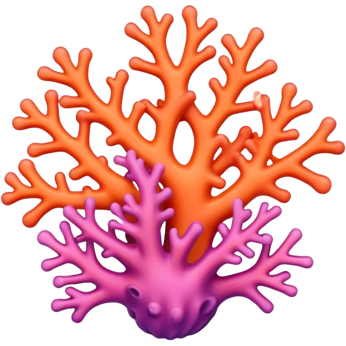 Soft Coral puzzle  emoji