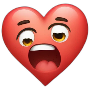 Broken heart emoji