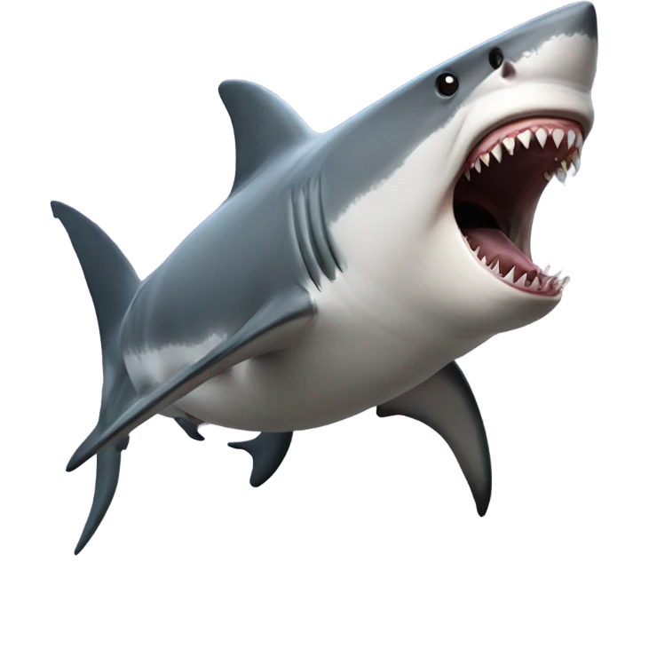 Shark riding a horse emoji