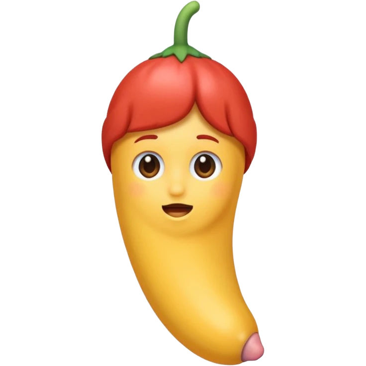 Eine mädchen zeigt ihre penis emoji