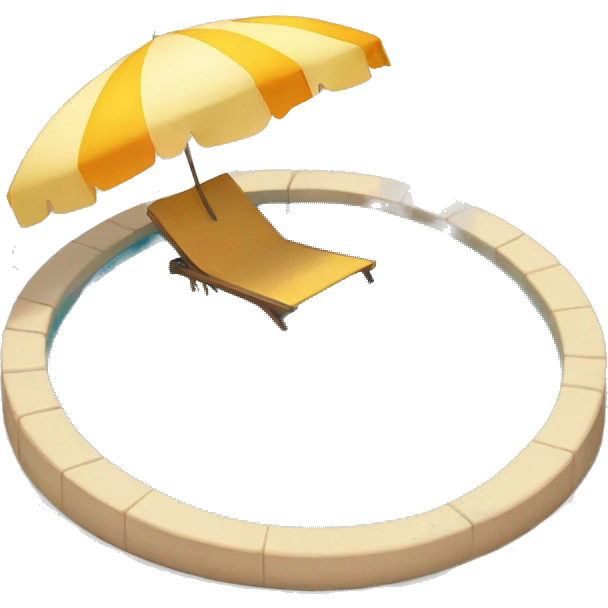 Sunbathing smiley face  emoji