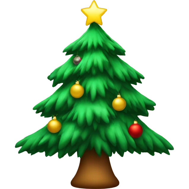 Christmas tree emoji