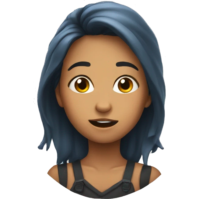 falling down girl emoji