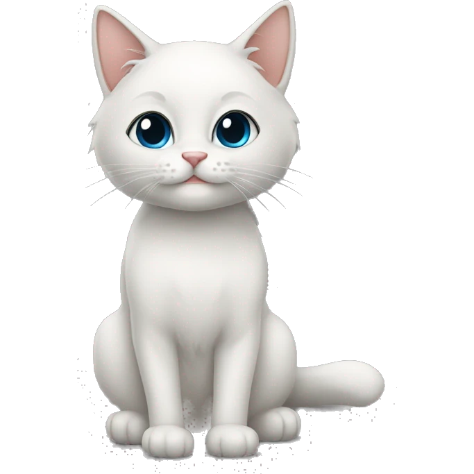 кошка с носом собаки и ушами собаки emoji