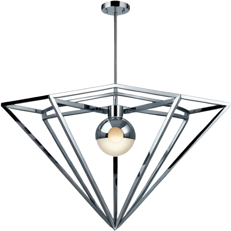 oversized geometric modern chandelier emoji