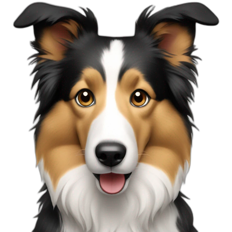 Miniature collie emoji