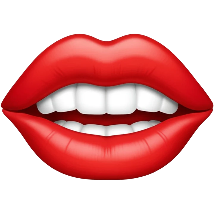 xoxo lip print emoji