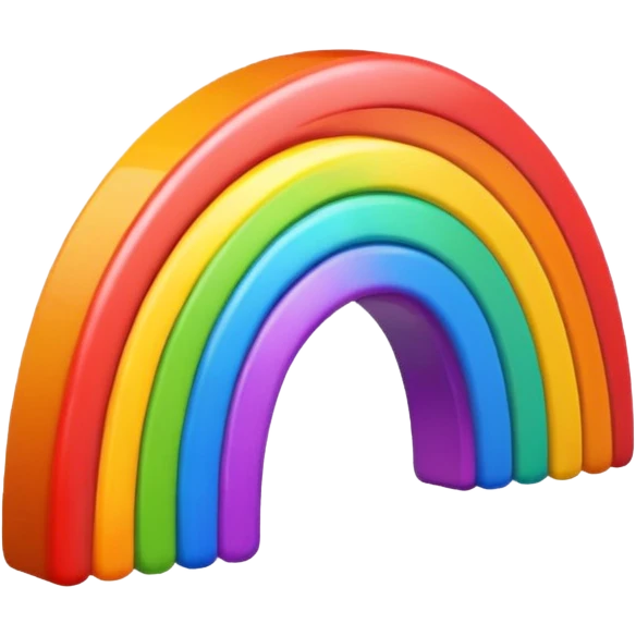 Rainbow aesthetic  emoji