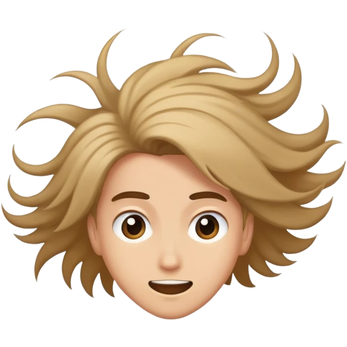 Hair flip emoji