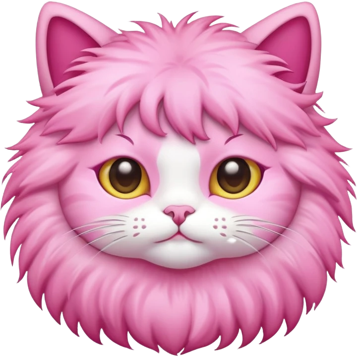 Pink cat emoji