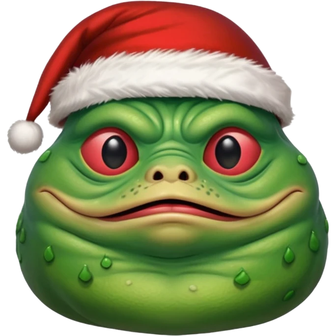 jabba the hutt santa emoji