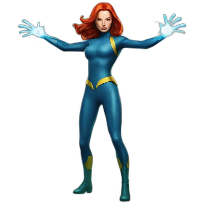 Jean-Grey-from-the-X-Men-using-telekinesis emoji