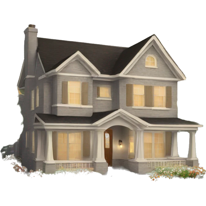 a beautiful home exterior emoji