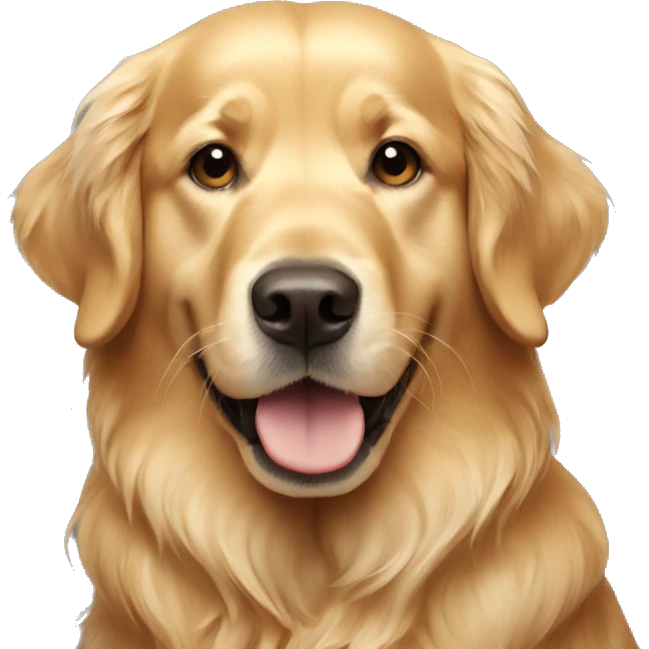 golden retriever  emoji