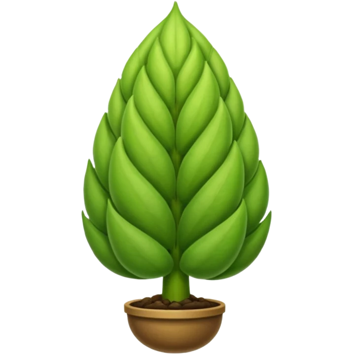 Giant seed plant growing emoji