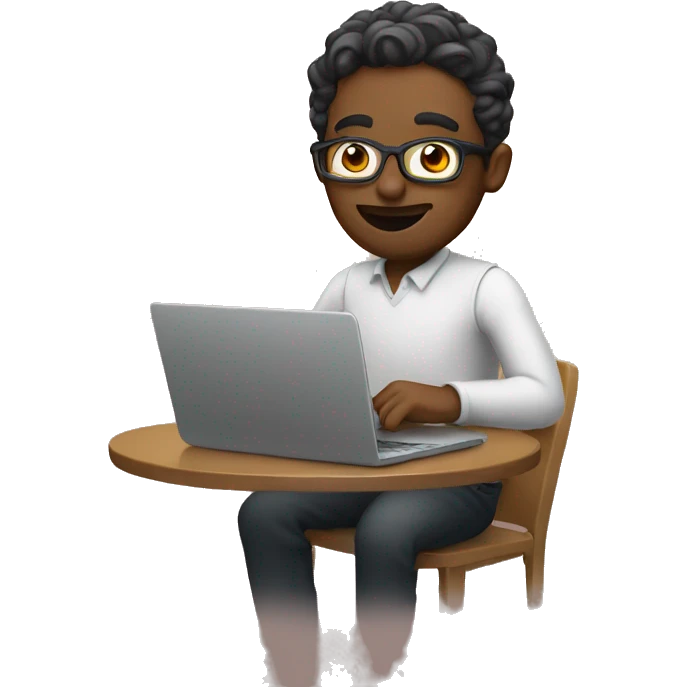 developer in front of laptop emoji