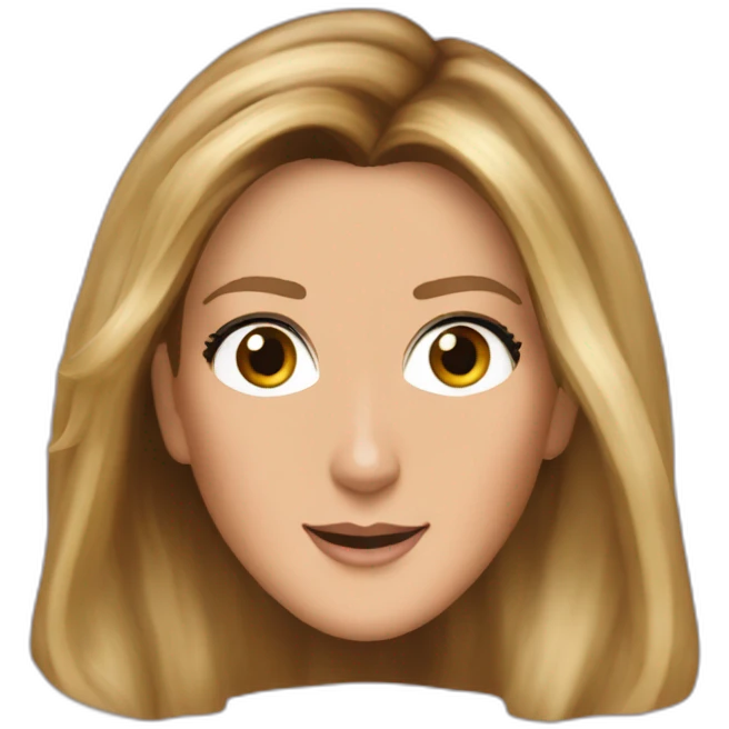 Céline Dion surprise face emoji