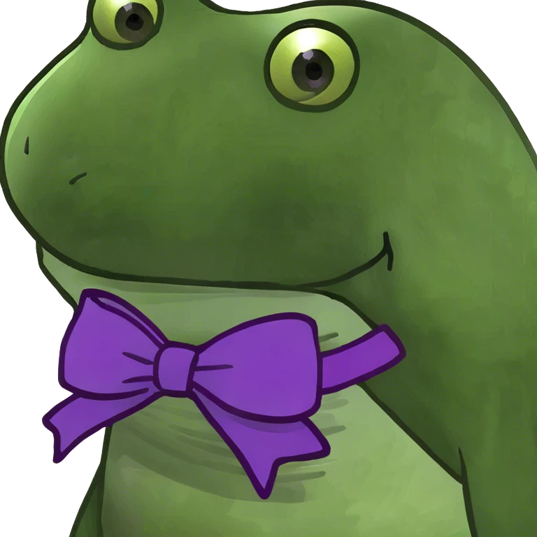 Purple bow  emoji