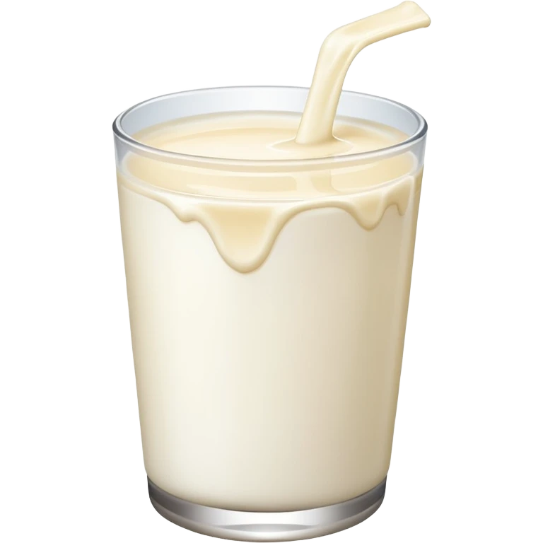 A squirt of milk emoji