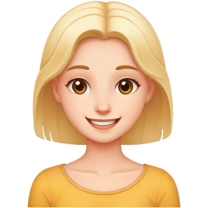 Happy girl  emoji