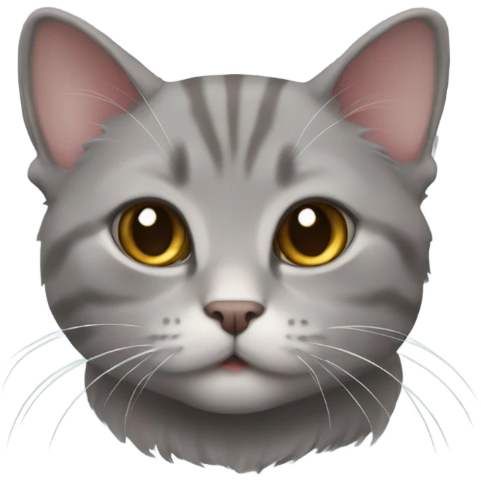Gray munchkin cat emoji