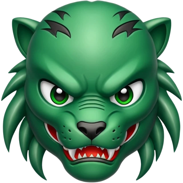 green Predator emoji