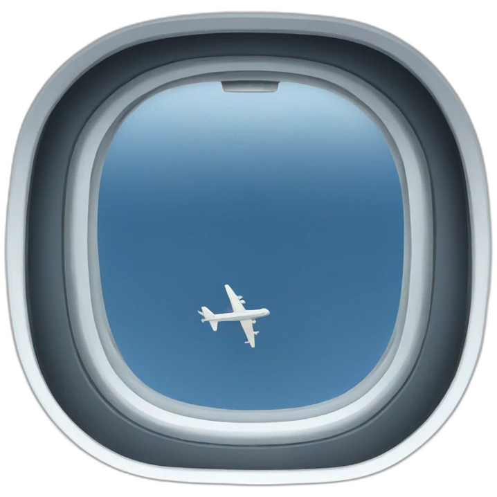 Airplane window emoji