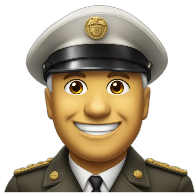 Mussolini smiling emoji