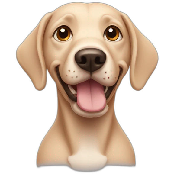 bald dog emoji