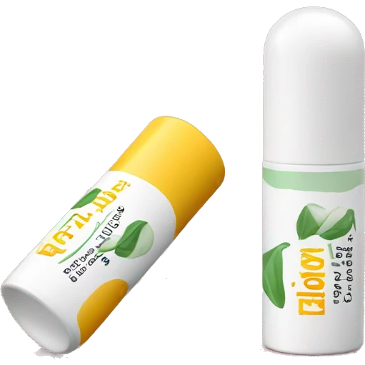 lip balm with label emoji