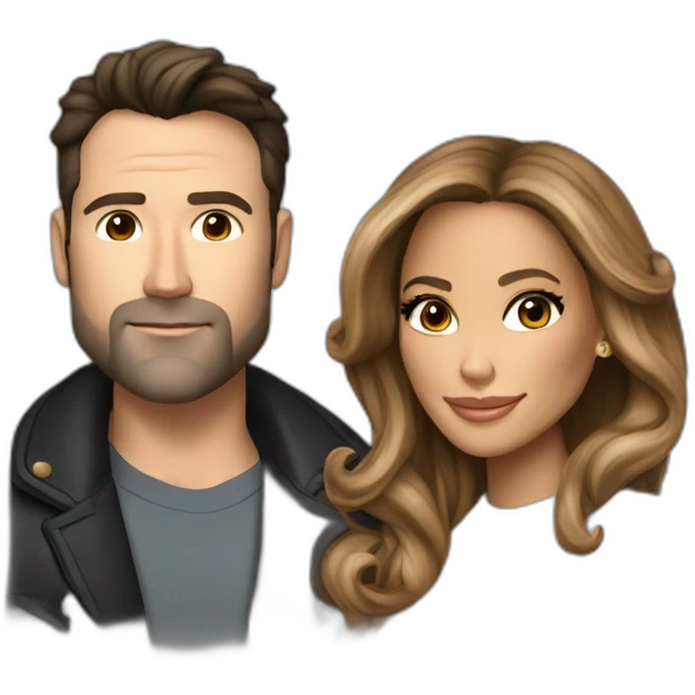 Jlo and Ben affleck emoji
