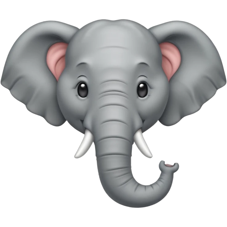 A happy elephant emoji