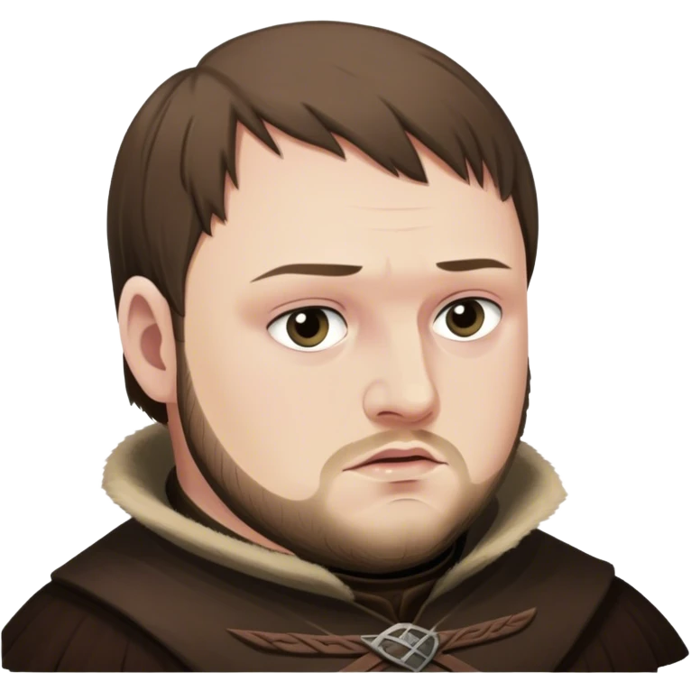 Samwell Tarly from game of thrones emoji