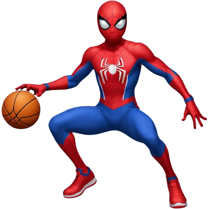 spider-man playing basketball  emoji