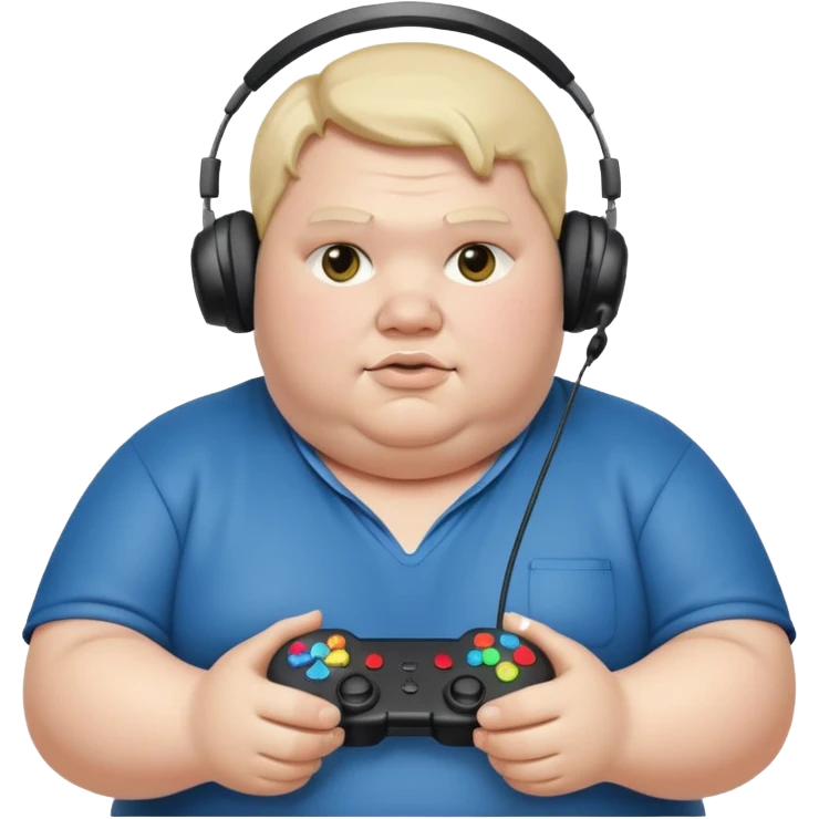 gamer obese  emoji