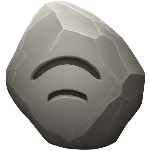 stone emoji