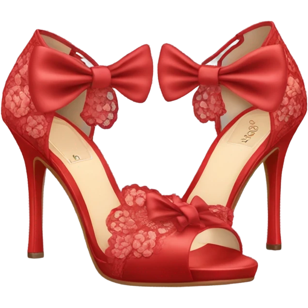 red valentino shoes emoji