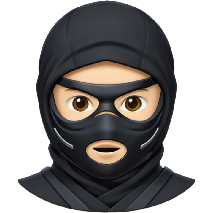 Limbless Ninja ball sphere masked emoji