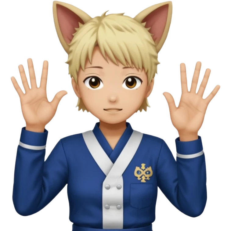 Megumi divine dogs hands sign from jujutsu kaisen  emoji