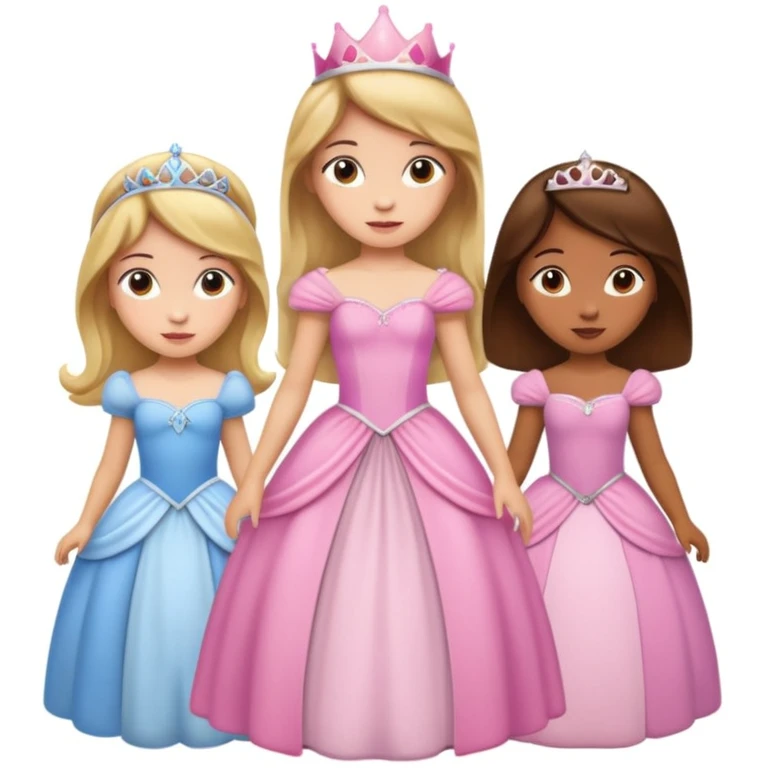 girls in a princess dress emoji