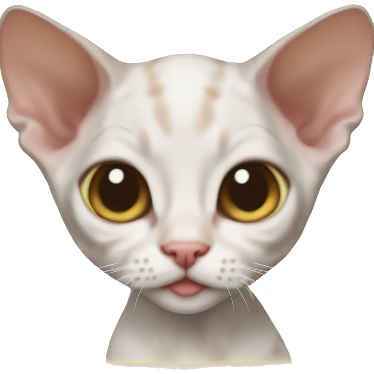 Devon rex kitten  emoji
