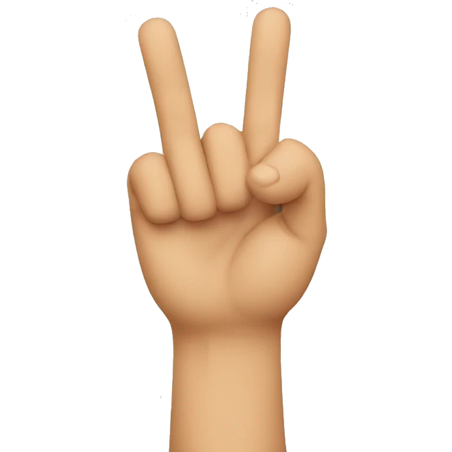 a hand with the thumb raised emoji