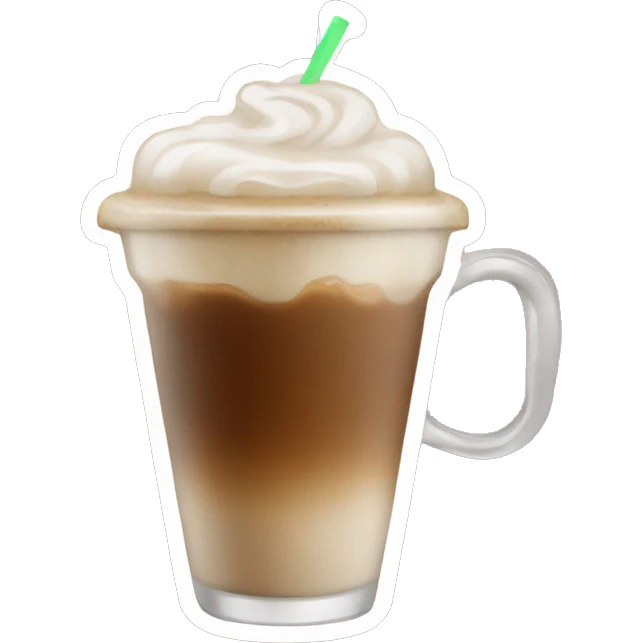 Cold coffee emoji